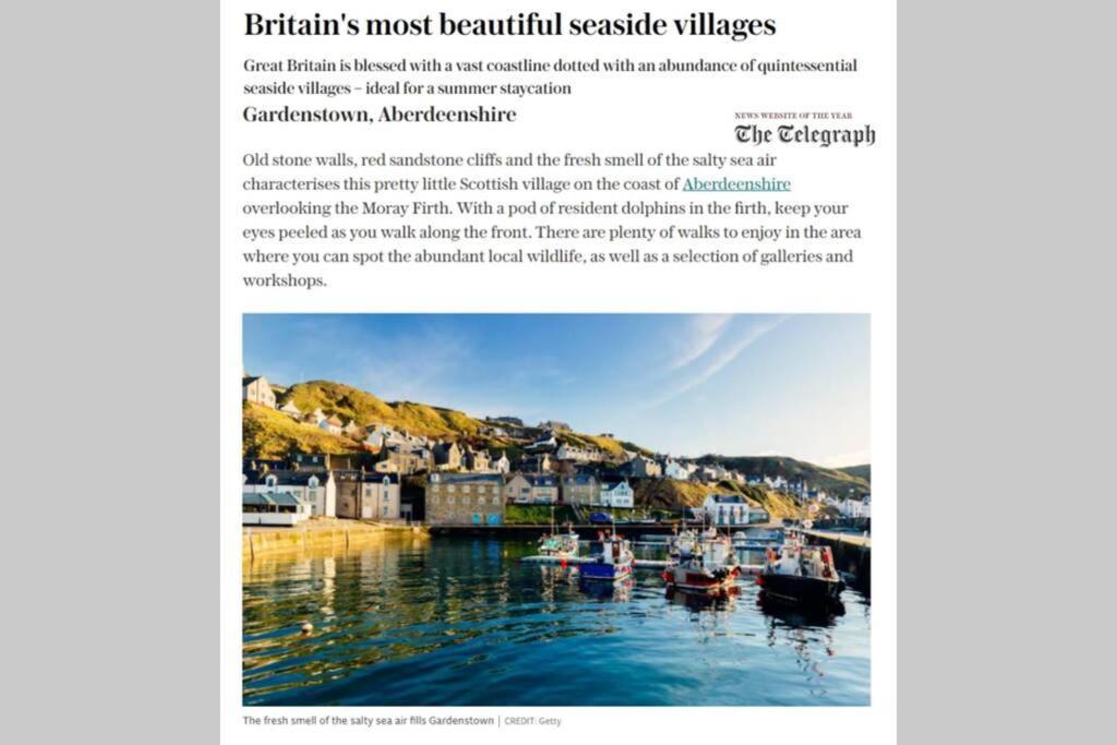 Bellevue Holiday Cottage Gardenstown Екстер'єр фото